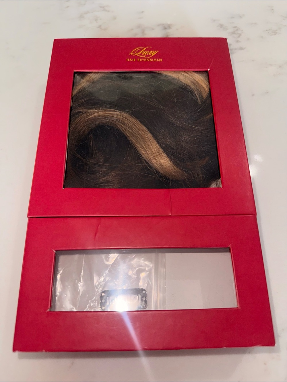 Luxy clip in hair extensions